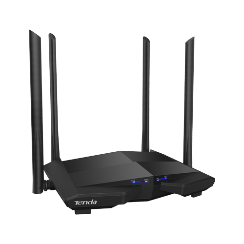Router WiFi 5, DualBand 2.4/5GHz, 300+867Mbps, 4x6dBi, 4 porturi Gigabit - TENDA TND-AC10-V30 - TENDA