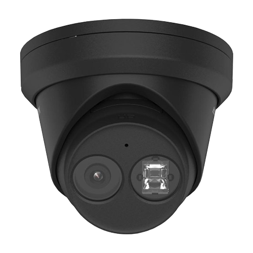 AcuSense - Camera IP 4MP, lentila 2.8mm, IR 30m, Mic. PoE, neagra - HIKVISION DS-2CD2343G2-IU-2.8mm-BLACK - HIKVISION