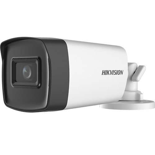 Camera AnalogHD 5MP, lentila 2.8mm, IR 40m, AUDIO integrat - HIKVISION DS-2CE17H0T-IT3FS-2.8mm - HIKVISION