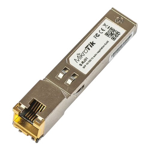 Modul RJ45 SFP 10/100/1000M - Mikrotik S-RJ01 - MikroTik